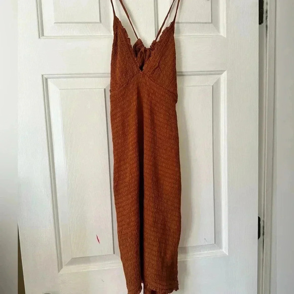 Anthropologie Ellen smocked mini halter dress - Picture 3 of 5